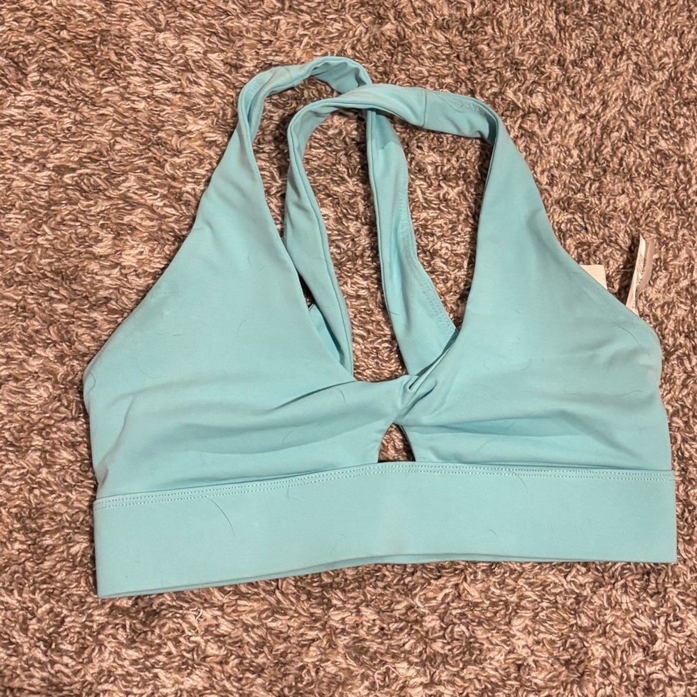 Fabletics Turquoise Sports Bra